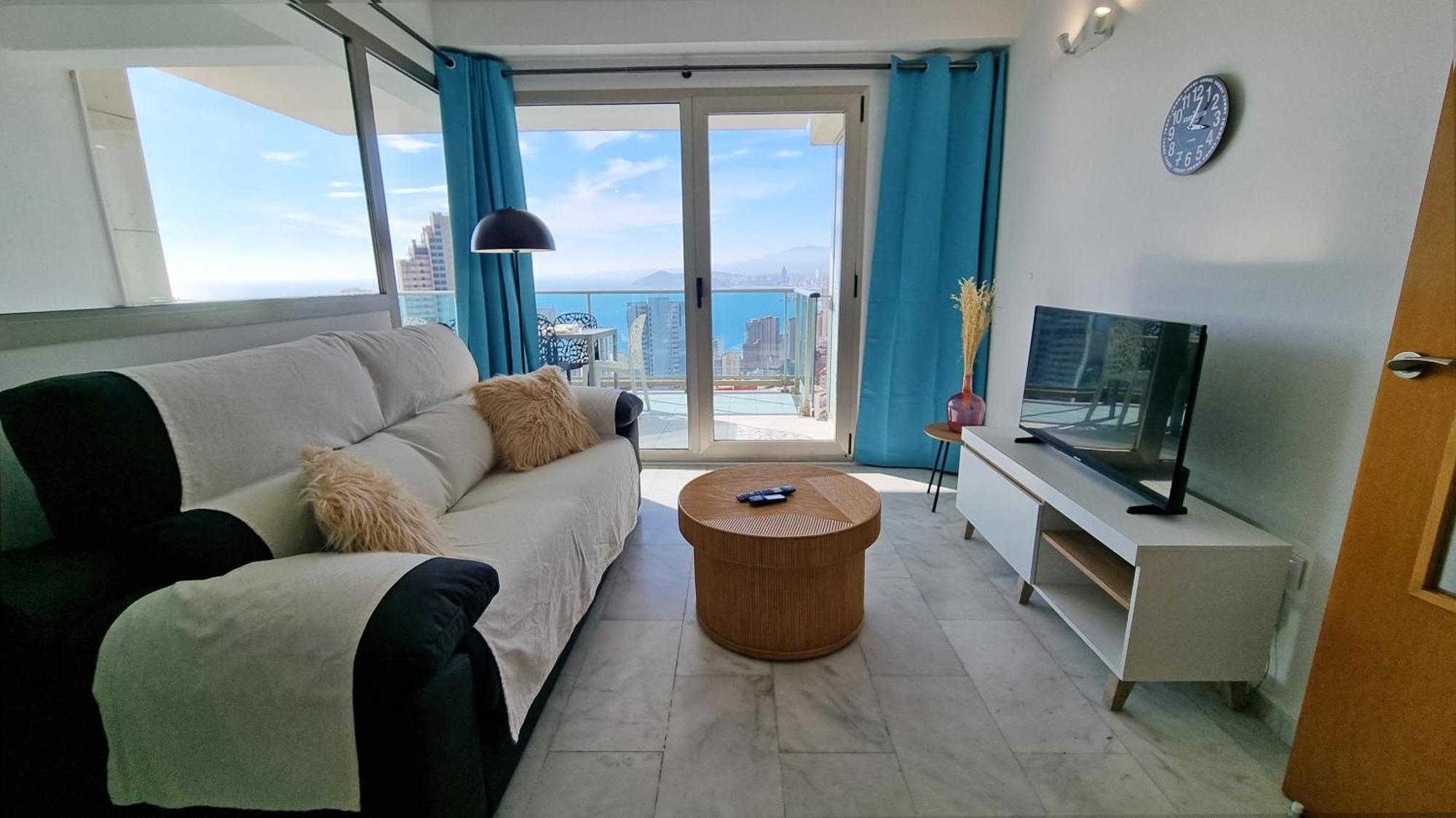 Skyline 18 Terraza Privada Con Impresionantes Vistas Al Mar Apartman Benidorm Kültér fotó